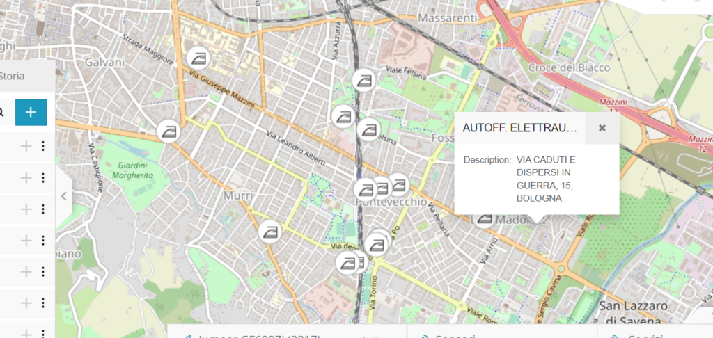 Report giornaliero automatico per tutti i mezzi 1 point of interest