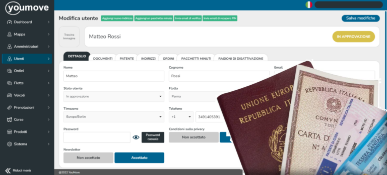 gestione documenti carsharing immagine