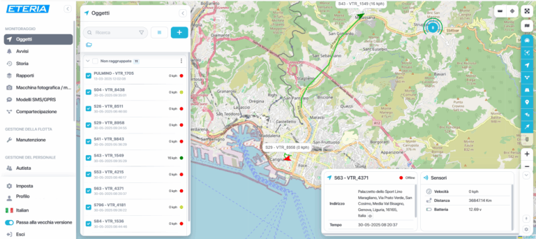 Nuovo portale Eteria