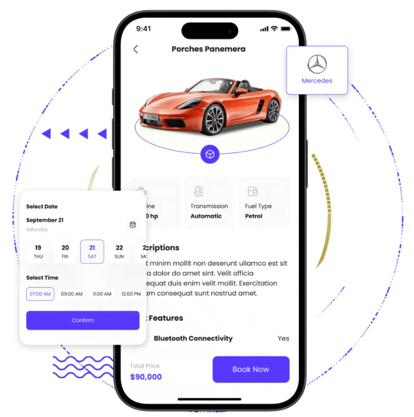 Piattaforma di noleggio auto e carsharing 8 imm8