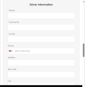 Come funziona app Carsharing 3 driver information