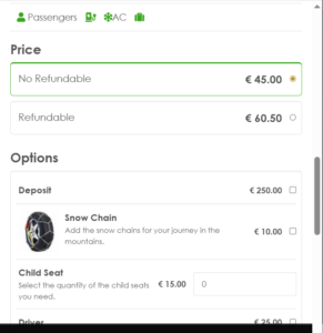 Come funziona app Carsharing 6 prenotazione